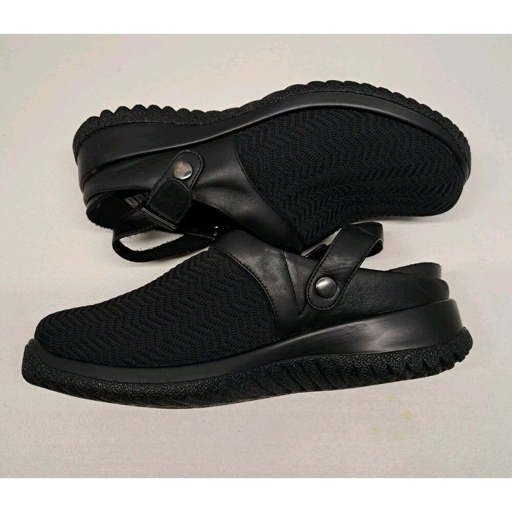 Drew Savannah Women's Clogs Size 7.5W Black Foam Inserts, Strap - Picture 2 of 6